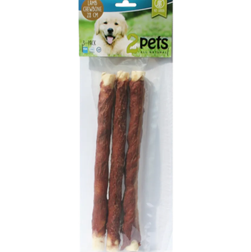 Dogsnack Lam tyggebein 28 cm/3 stk.