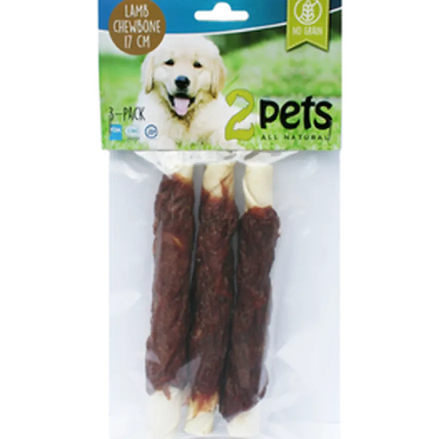 Dogsnack Lam tyggebein 28 cm/3 stk.