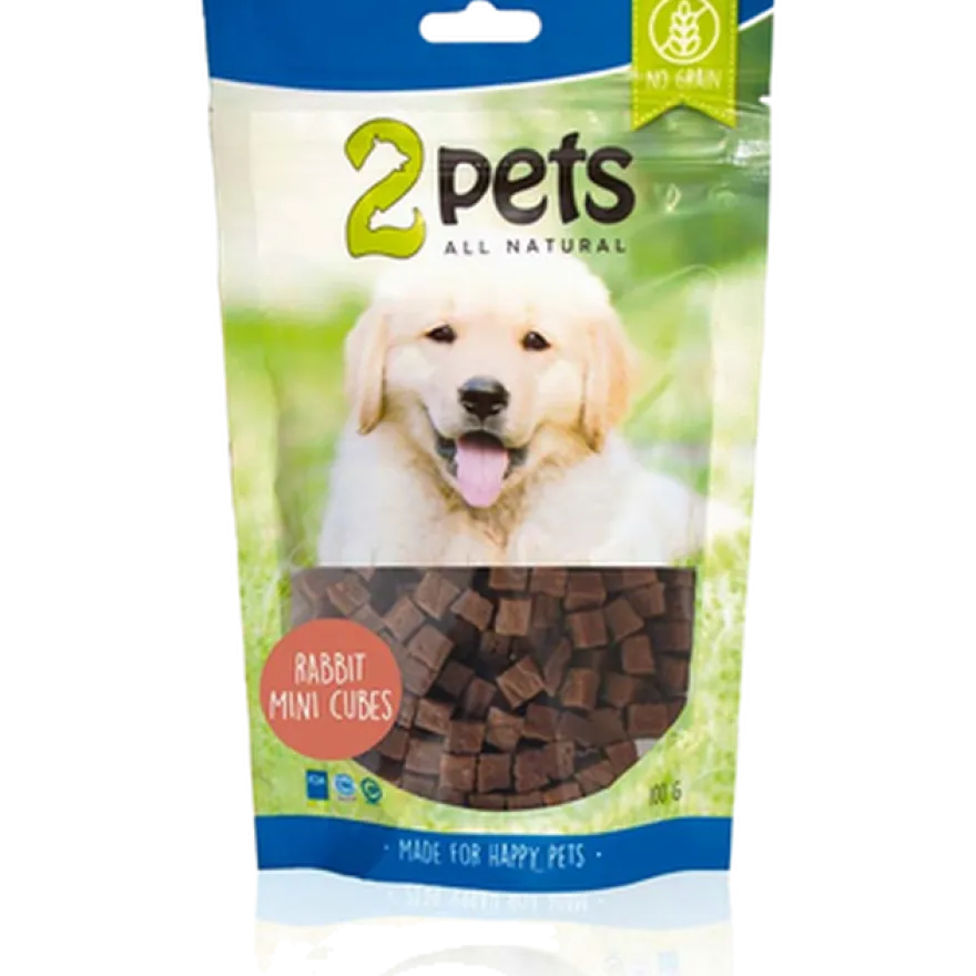 Dogsnack Rabbit Mini Cubes 100 g