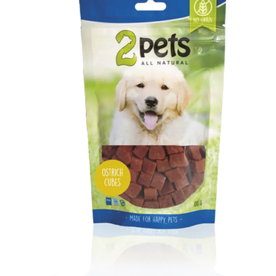 Dogsnack strutsebiter 100 g