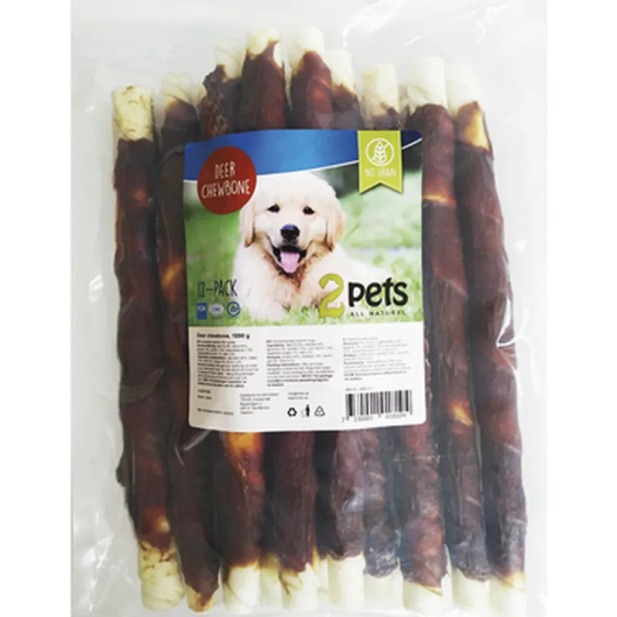Dogsnack tyggebein for hjort 28 cm/12st