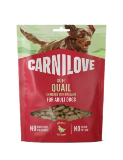 Dog Soft Snack Vaktel beriket med oregano 200 g