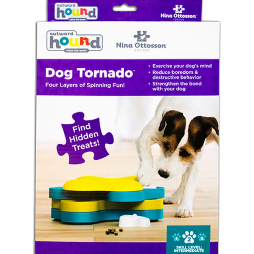 Dog Tornado i plast, nivå 2 (middels nivå) Blå 23,5 x 18 x 7 cm