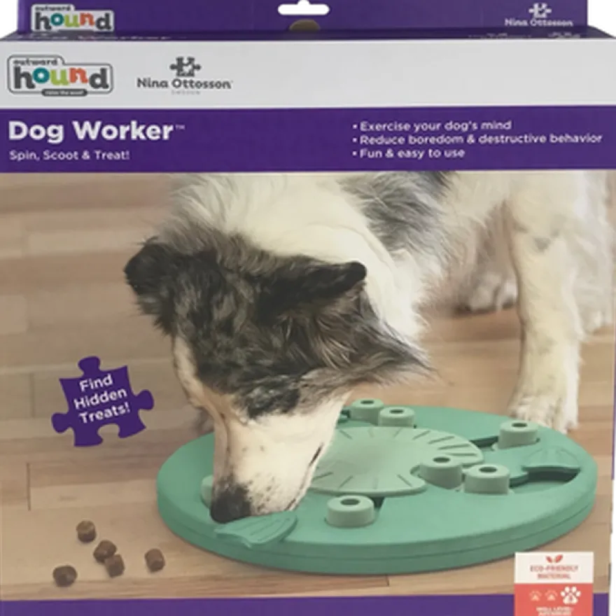 Dog Worker Composite Green, nivå 3 (avansert) Grønn 34,5 x 34,5 x 5 cm