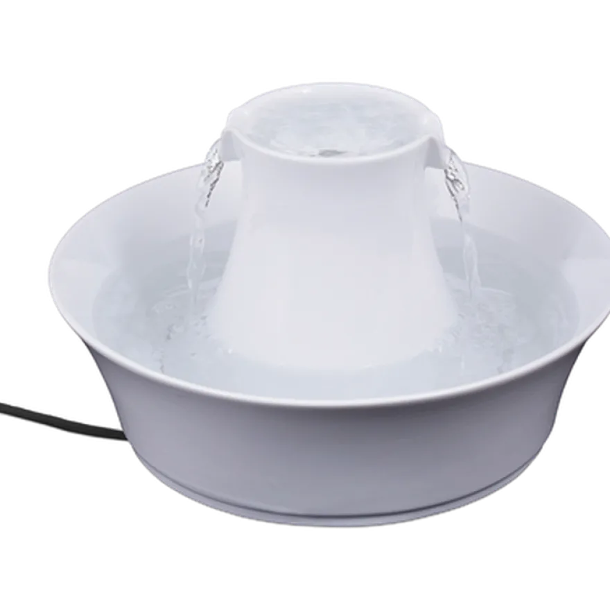 Drinkwell Erstatningsskumfilter i keramikk og rustfritt stål, hvit 2-pk.