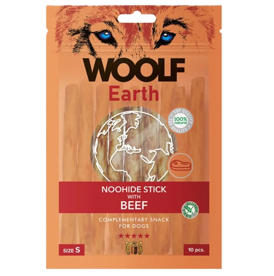 Earth Noohide Stick with Beef S 90g