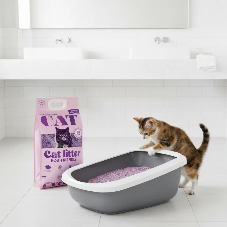 Eco-Friendly Cat Litter 6L - Lavender