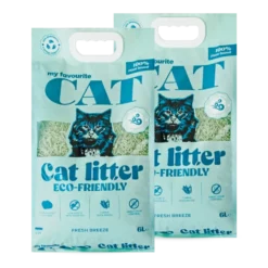 Eco-Friendly Cat Litter 6L x 2 - Fresh breeze