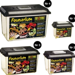 Faunarium Nr 1, 18x11x14cm - Terrarium i plast
