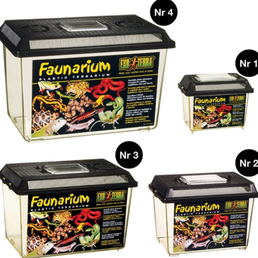 Faunarium Nr 1, 18x11x14cm - Terrarium i plast