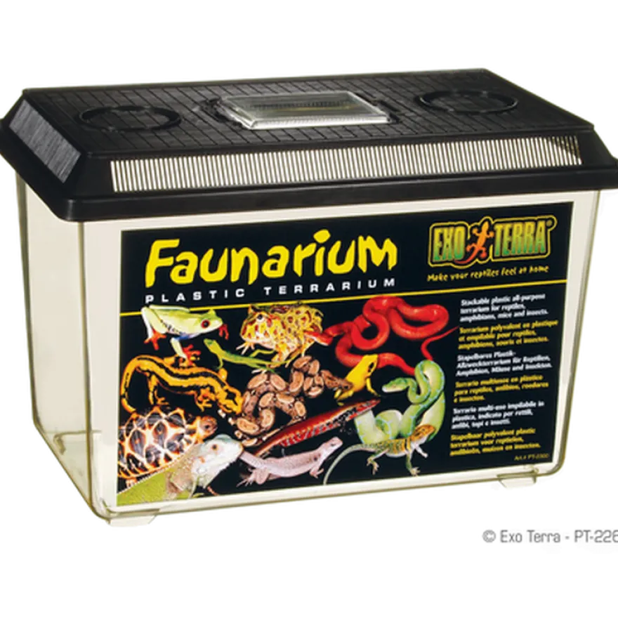 Faunarium Nr 1, 18x11x14cm - Terrarium i plast