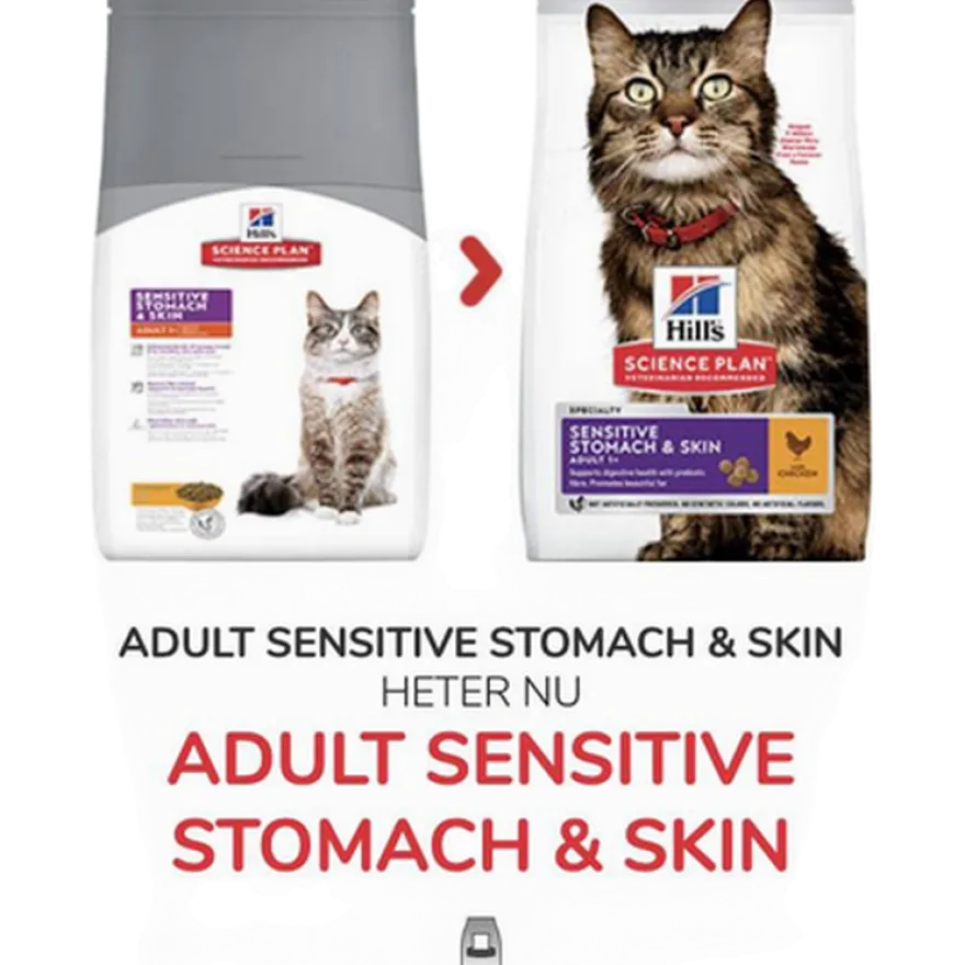 Feline Adult Sensitive Stomach & Skin Chicken - Dry Cat Food 1,5 kg
