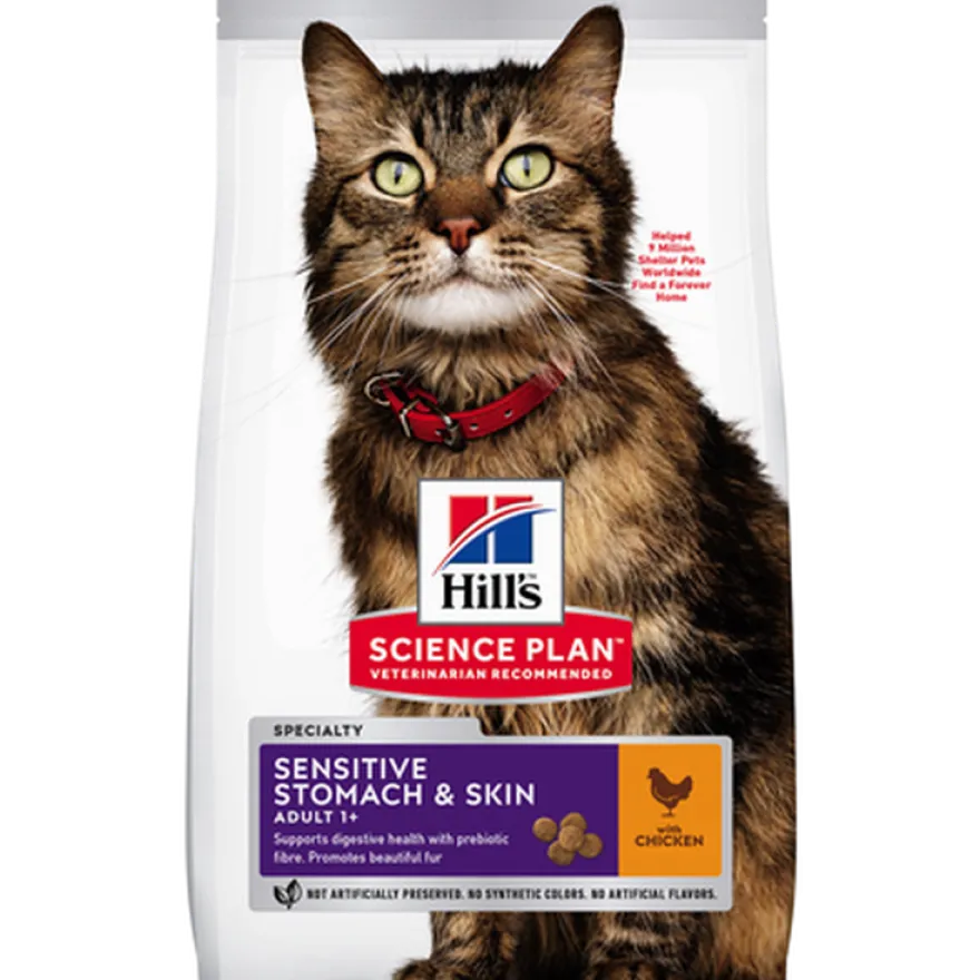 Feline Adult Sensitive Stomach & Skin Chicken - Dry Cat Food 1,5 kg