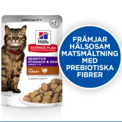 Feline Adult Sen.Stomach & Skin Turkey 12x85g