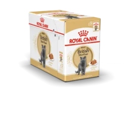 Feline Breed Wet British Short Gravy 85 g x 12 stk - porsjonsposer
