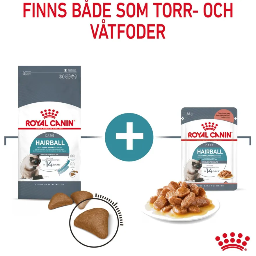 Feline Hairball Care Tørrfôr til katter 2 kg