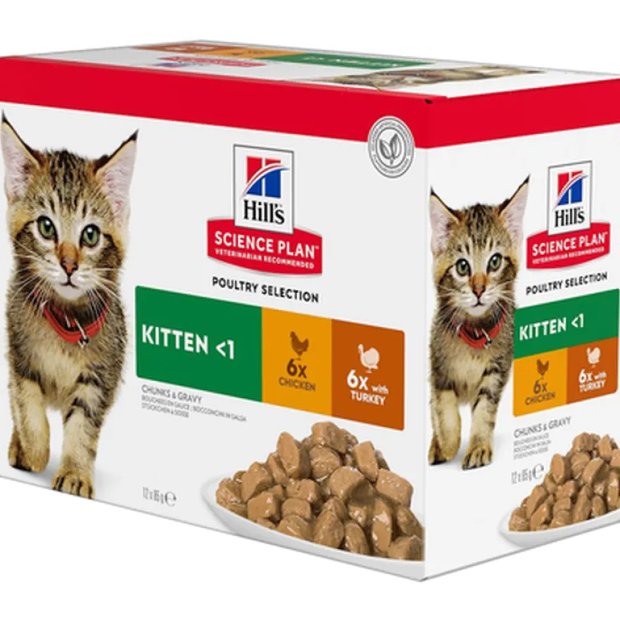 Feline Kitten Ch/Tu Pouch 12 x 85 g