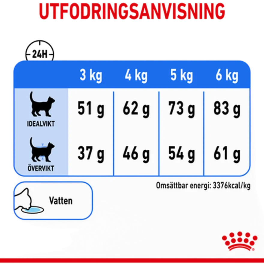 Feline Light Weight Care tørrfôr til katter 3 kg
