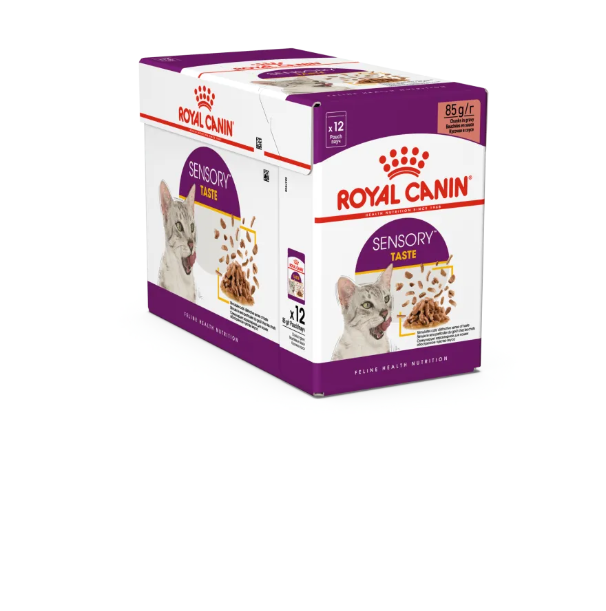 Feline Sensory Taste Gravy 85 g x 12 stk - porsjonsposer