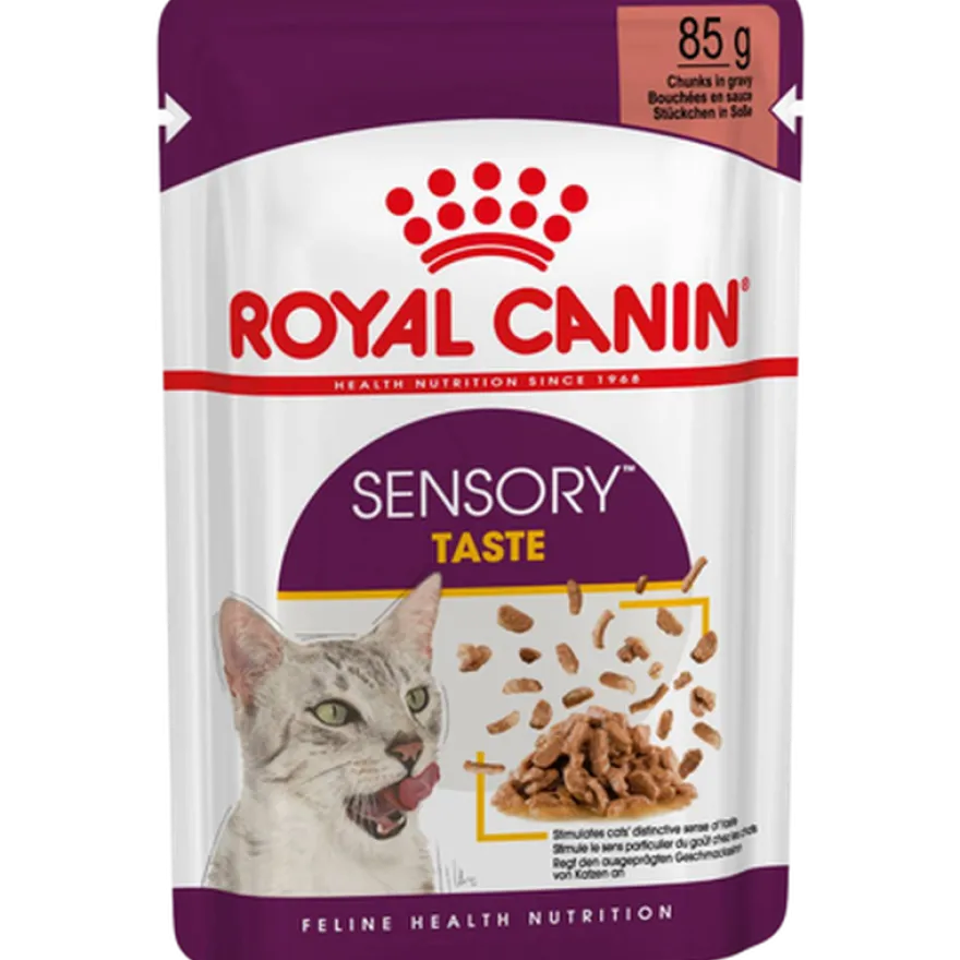 Feline Sensory Taste Gravy 85 g x 12 stk - porsjonsposer