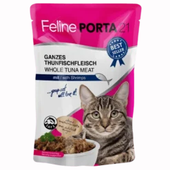 Feline Tunfisk med reker Kattepose 100g