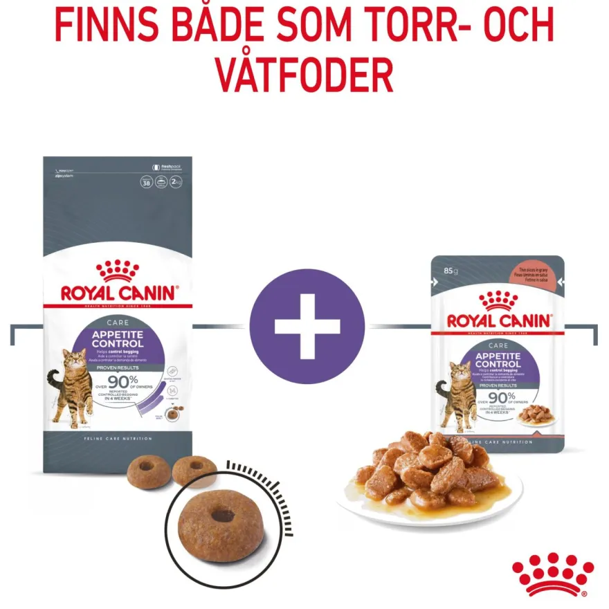 Feline Wet Appetite Control Care Gravy 85 g x 12 stk - porsjonsposer