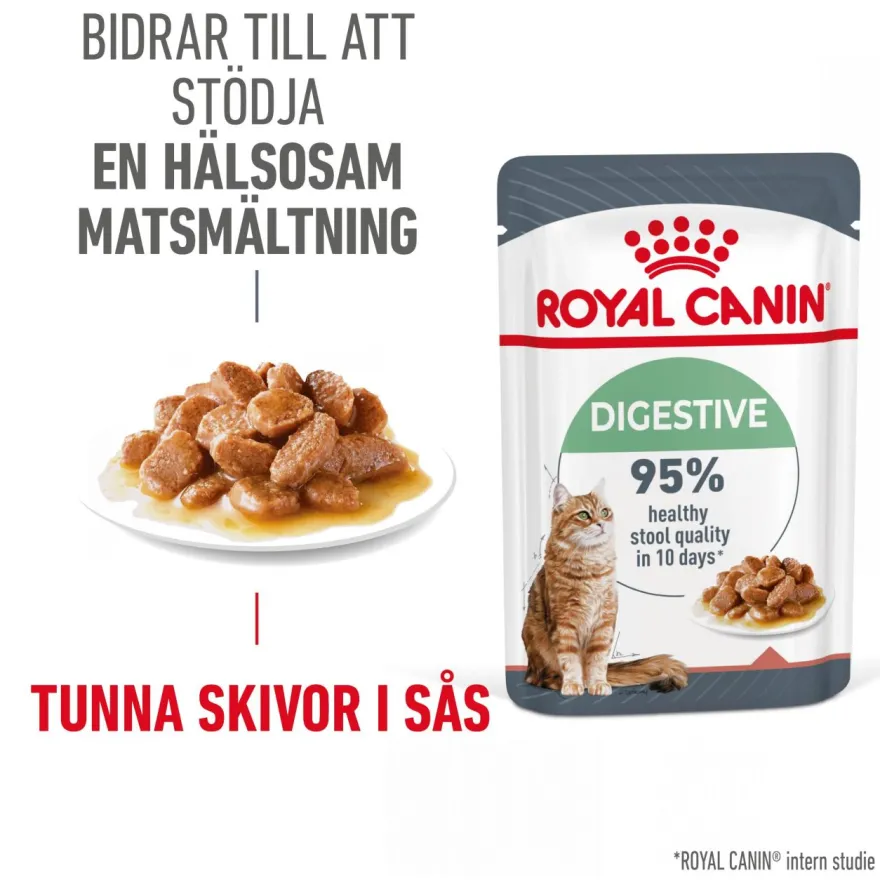 Feline Wet Digestive Care Gravy 85 g x 12 stk - porsjonsposer