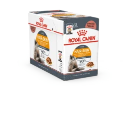 Feline Wet Hair & Skin Care Gravy 85 g x 12 stk - porsjonsposer