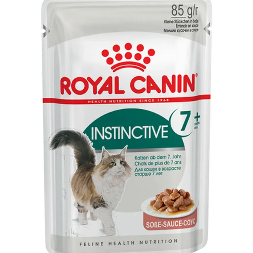 Feline Wet Instinctive 7+ Gravy 85 g x 12 stk - porsjonsposer