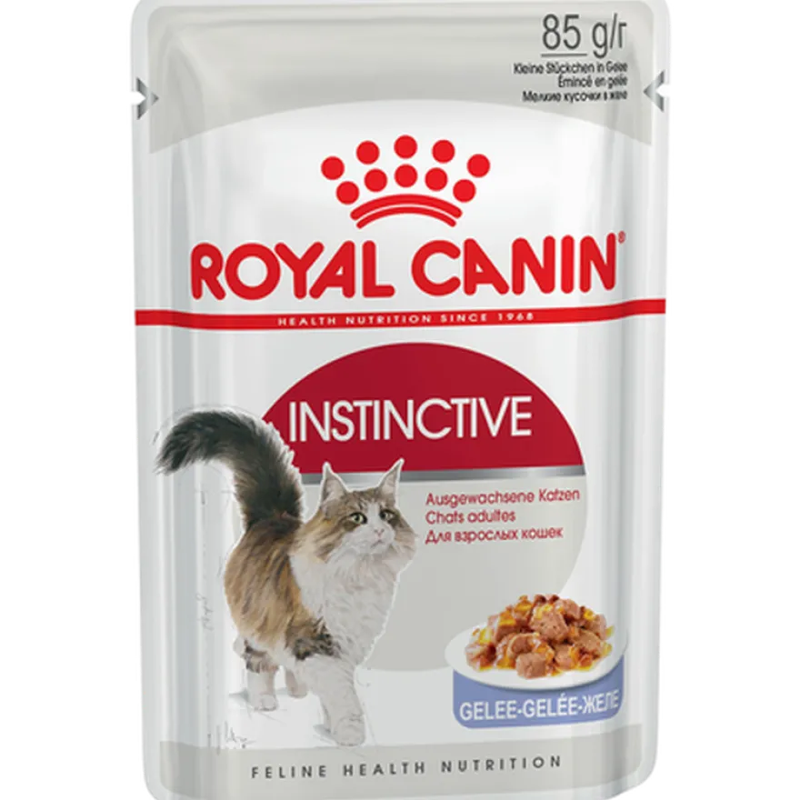 Feline Wet Instinctive Jelly 85 g x 12 stk - porsjonsposer