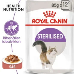Feline Wet Sterilised Gravy 85 g x 12 stk - porsjonsposer