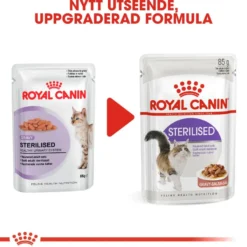 Feline Wet Sterilised Gravy 85 g x 12 stk - porsjonsposer