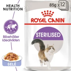 Feline Wet Sterilised Jelly 85 g x 12 stk - porsjonsposer