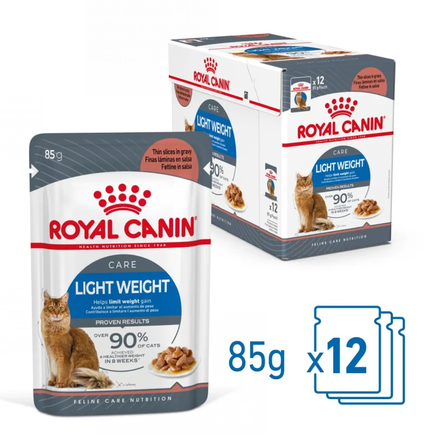 Feline Wet Wet Light Weight Care Gravy 85g x 12 stk - porsjonsposer