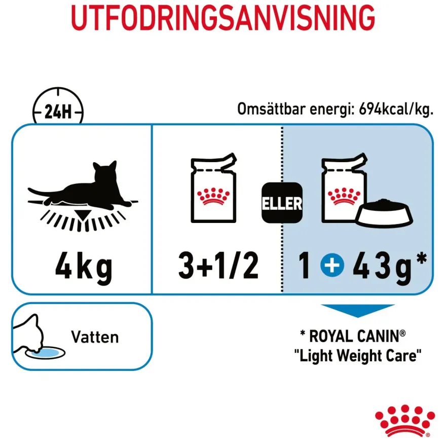 Feline Wet Wet Light Weight Care Gravy 85g x 12 stk - porsjonsposer