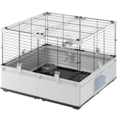 Ferplast Cage Modular 1 Black 74 x 72 x 56 cm