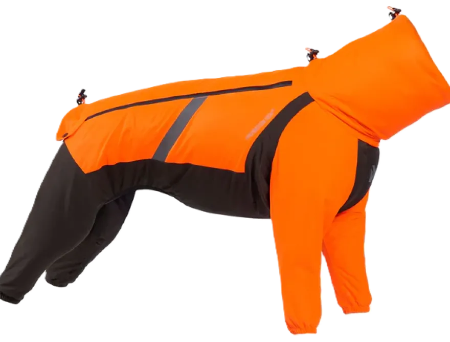 Fjord overall raincoat 33 orange/black