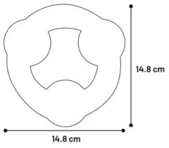 Flamingo Hundleksak Freckles ring