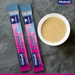 Flytende kattesnacks med laks, 6-pakning, 15 g