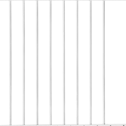 Forlengelsespakke for Maxi Gate hvit 61 x 79 cm