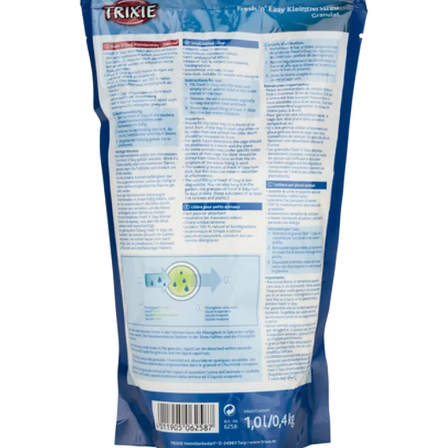 Fresh'n'Easy silikatstrø hvit 1 L