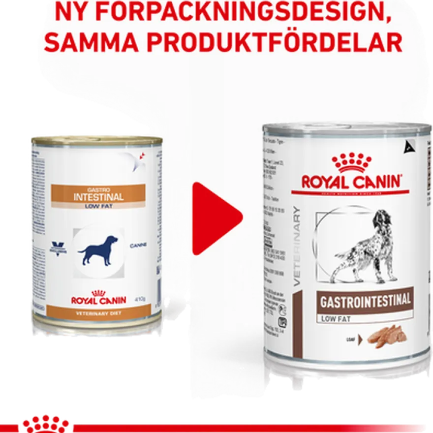 Gastrointestinal Low Fat Loaf våtfôr til hund 420 g x 12