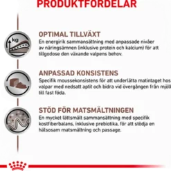 Gastrointestinal Puppy Mousse Våtfôr for hunder 195 g