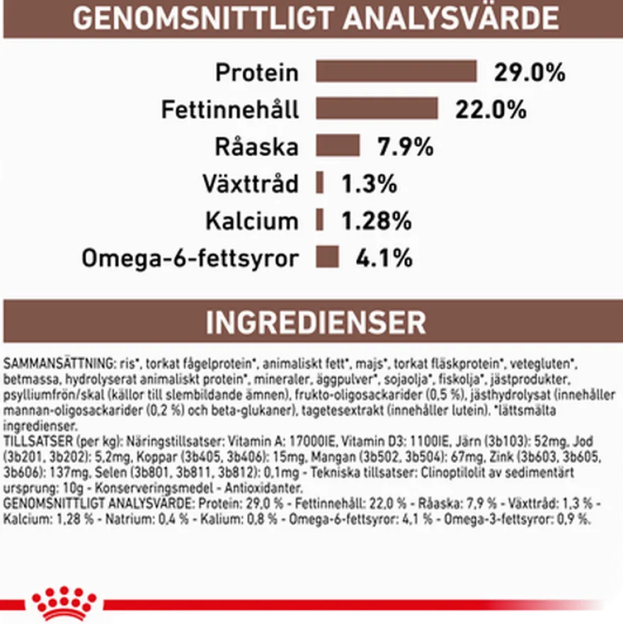 Gastrointestinal Puppy tørrfôr for hunder 10 kg