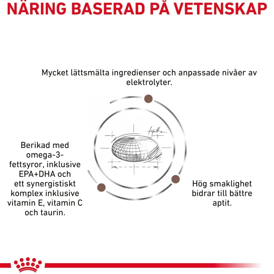 Gastrointestinal Tørrfôr for hunder 2 kg