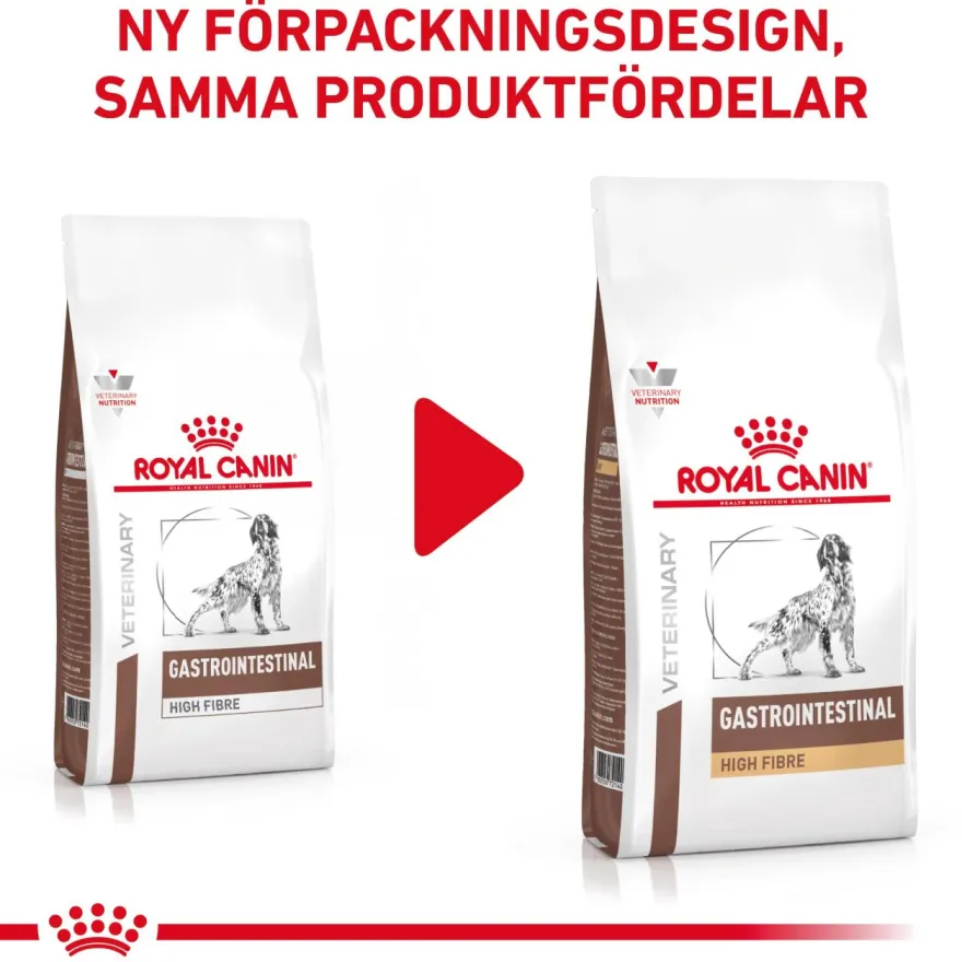 Gastrointestinal tørrfôr med høyt fiberinnhold 2 kg