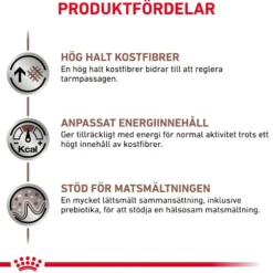 Gastrointestinal tørrfôr med høyt fiberinnhold 2 kg