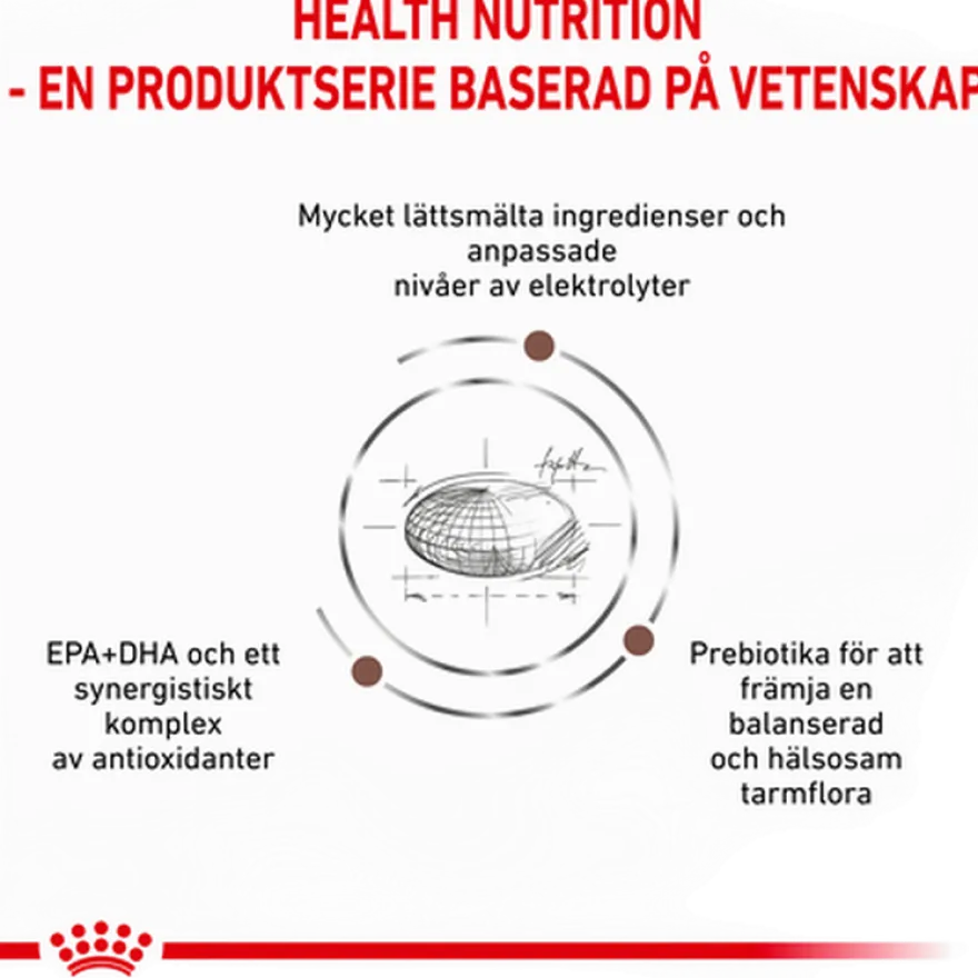 Gastrointestinal tørrfôr med høyt fiberinnhold 2 kg