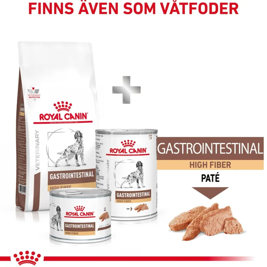 Gastrointestinal tørrfôr med høyt fiberinnhold 2 kg