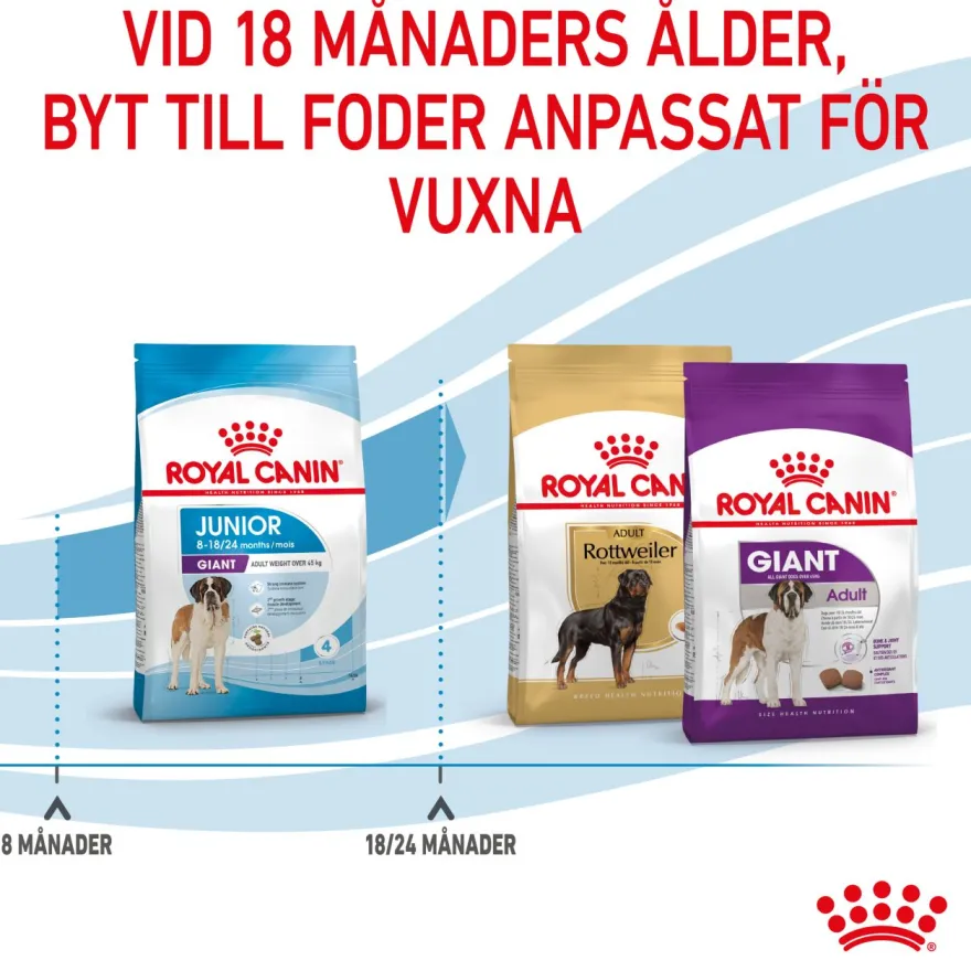 Giant Junior tørrfôr for valper 15 kg